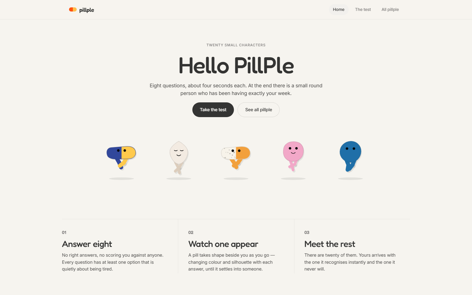 pillple.world homepage